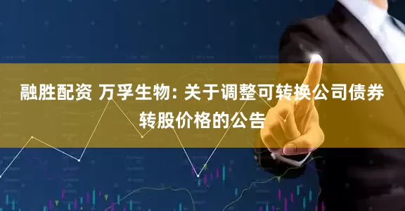 融胜配资 万孚生物: 关于调整可转换公司债券转股价格的公告